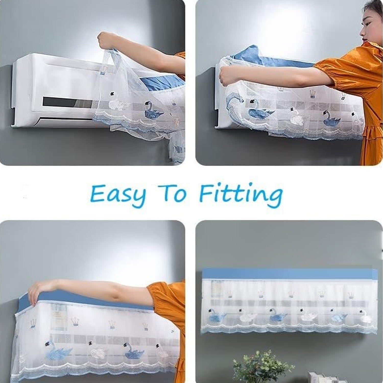 6082 Ac Cover Air Conditioning Dust Cover Folding Designer Ac Cover For Indoor Split Cover Washable Foldable Dustproof Cover  ( Approx 1 Ton  Mix Design  1 Pc) 6082 Ac Cover Air Conditioning Dust Cover Folding Designer Ac Cover For Indoor Split Cover Washable Foldable Dustproof Cover  ( Approx 1 Ton  Mix Design  1 Pc)